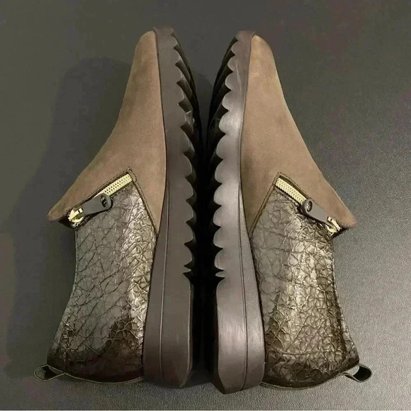 Munro Kit Loafers Neutral Brown Leather Comfort Casual Classic 10 Wide - Picture 8 of 11